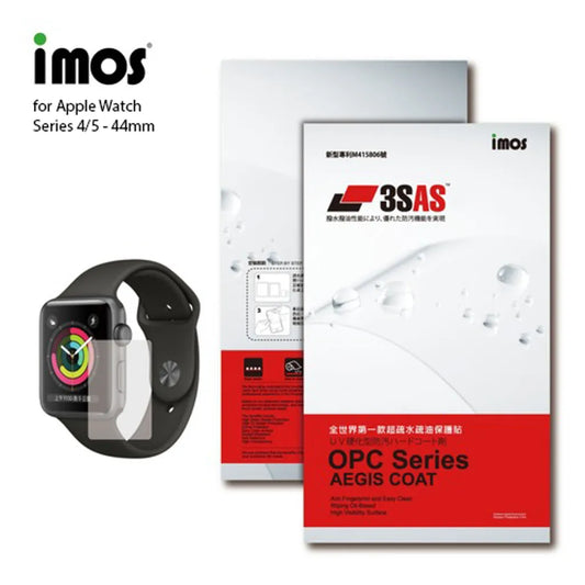 iMos Apple Watch Series 4/5 - 44mm 3SAS Screen Protector (PET Film)