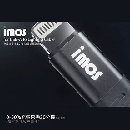 iMos USB-C to Lightning Cable (1.2m)