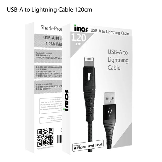iMos USB-C to Lightning Cable (1.2m)