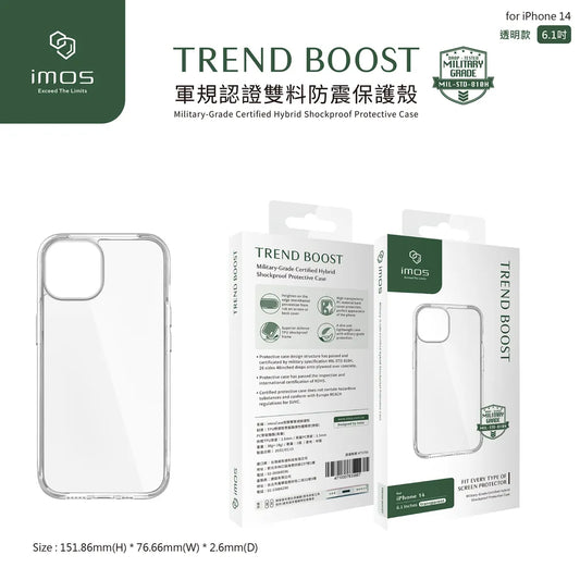 iMos iPhone 14 Trend Boost Case (Non MagSafe)