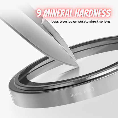 iMos iPhone 15 Pro Sapphire PVDSS™ Stainless Lens Ring