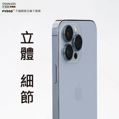 iMos iPhone 13 Pro Series 18K Gold Sapphire PVDSS™ Lens Protector (Limited Edition)