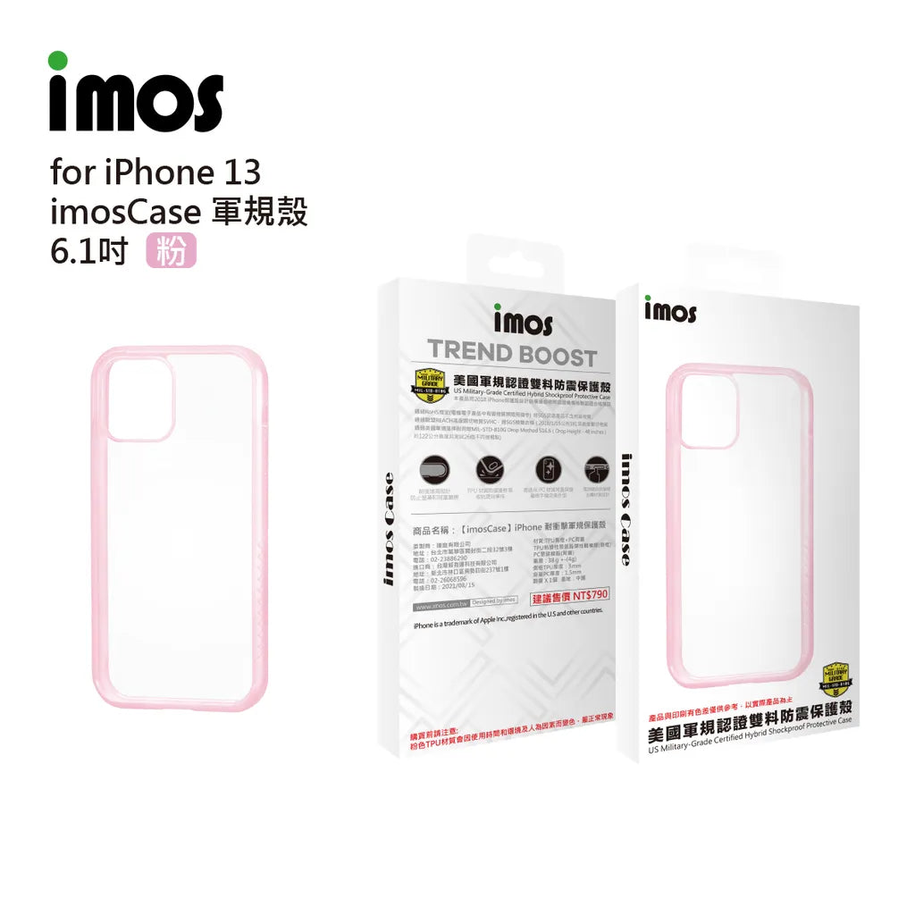 iMos iPhone 13 Impact Protection Case
