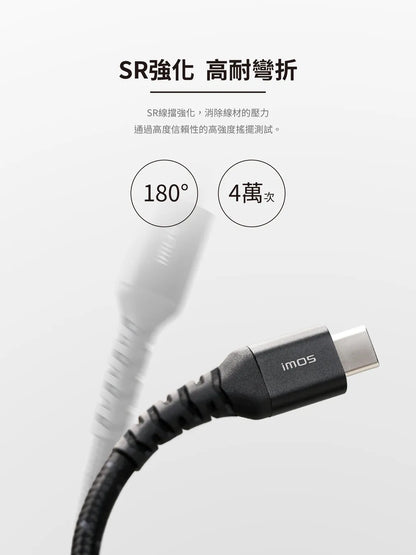 iMos 135cm 60W USB Type C to C Cable (USB 2.0)
