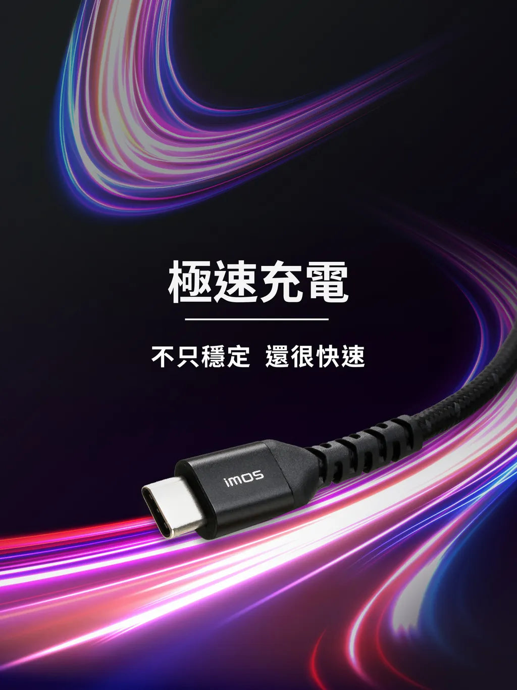 iMos 135cm 60W USB Type C to C Cable (USB 2.0)