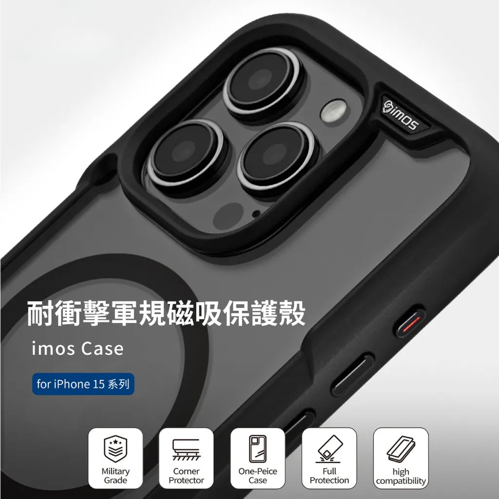 iMos iPhone 15 Pro Trend Boost Case Generation 3 (Magsafe)