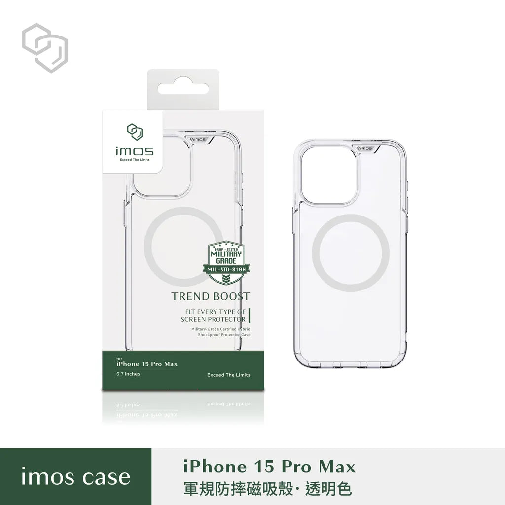 iMos iPhone 15 Pro Max Trend Boost Case Generation 3 (Magsafe)