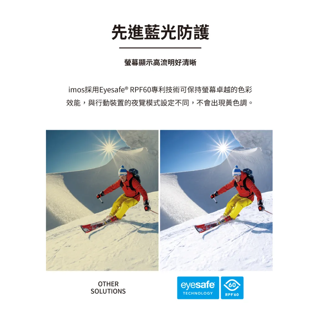 iMos iPhone 15 Pro SOLID-EX2 Low Blue Light Screen Protector