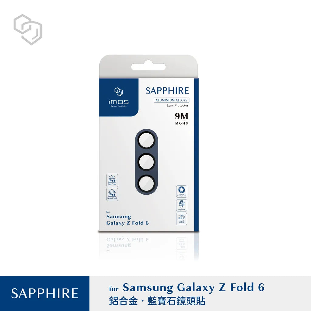 iMos Samsung Galaxy Z Fold 6 Sapphire Lens Ring