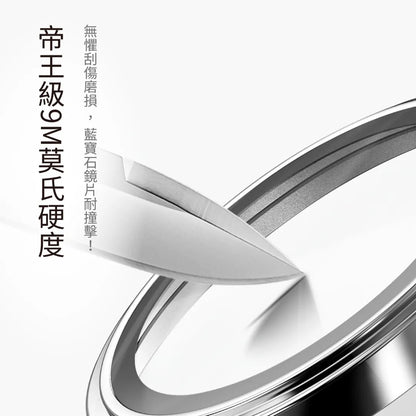 iMos iPhone 16 Pro / 16 Pro Max Sapphire PVDSS™ Titanium Alloy Ti64 Lens Ring