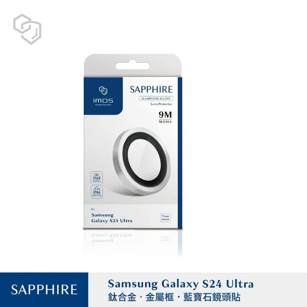 iMos Samsung Galaxy S24 Ultra Sapphire Lens Protector