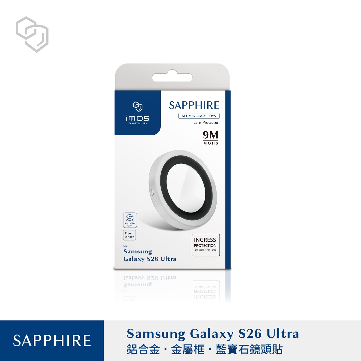 iMos Samsung Galaxy S26 Ultra Sapphire Lens Protector